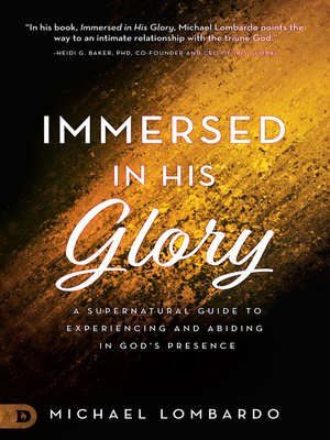 cover image of Immersed in His Glory